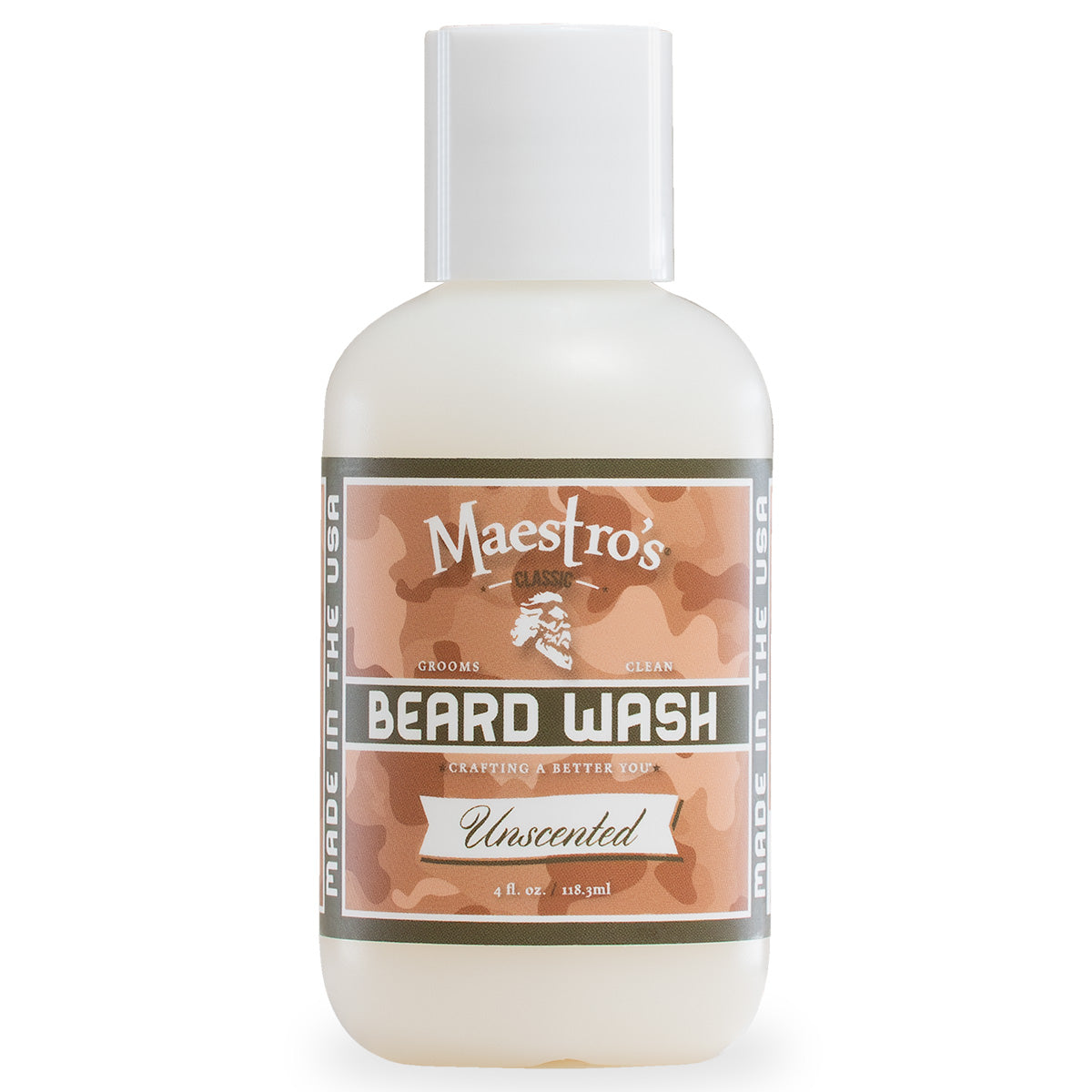 Unscented Blend Beard Wash - Maestro's Classic
