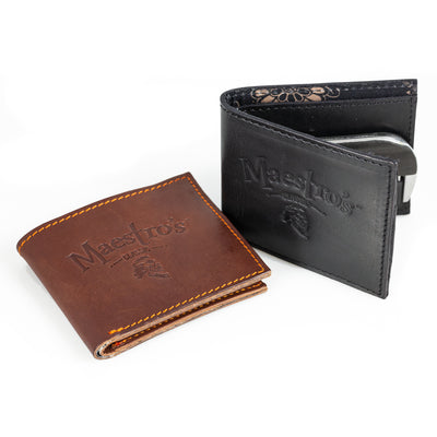 Maestro's Only- Full Size Wallet with Beard Comb