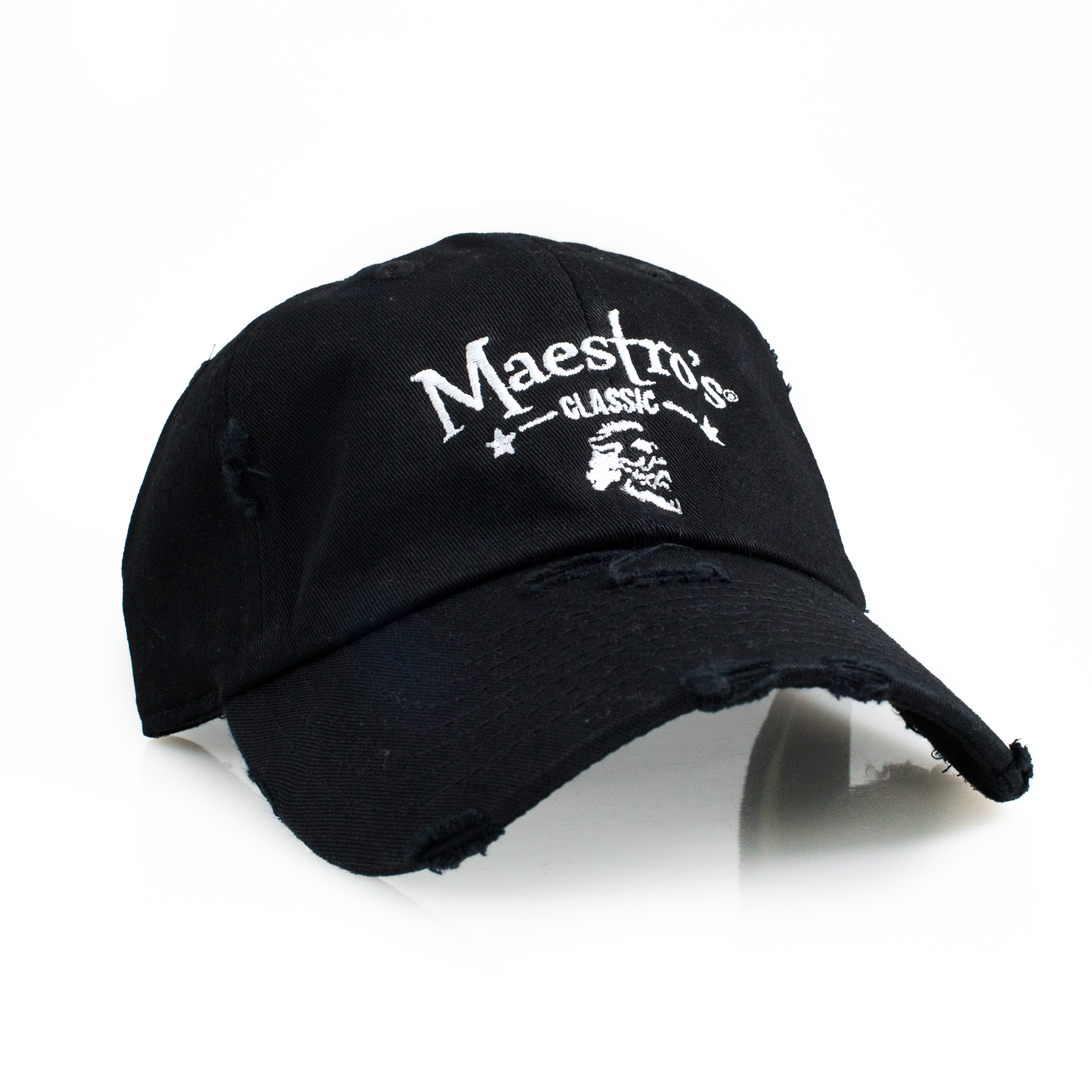 Maestro's Classic Distressed Dad Hat (Ballcap)