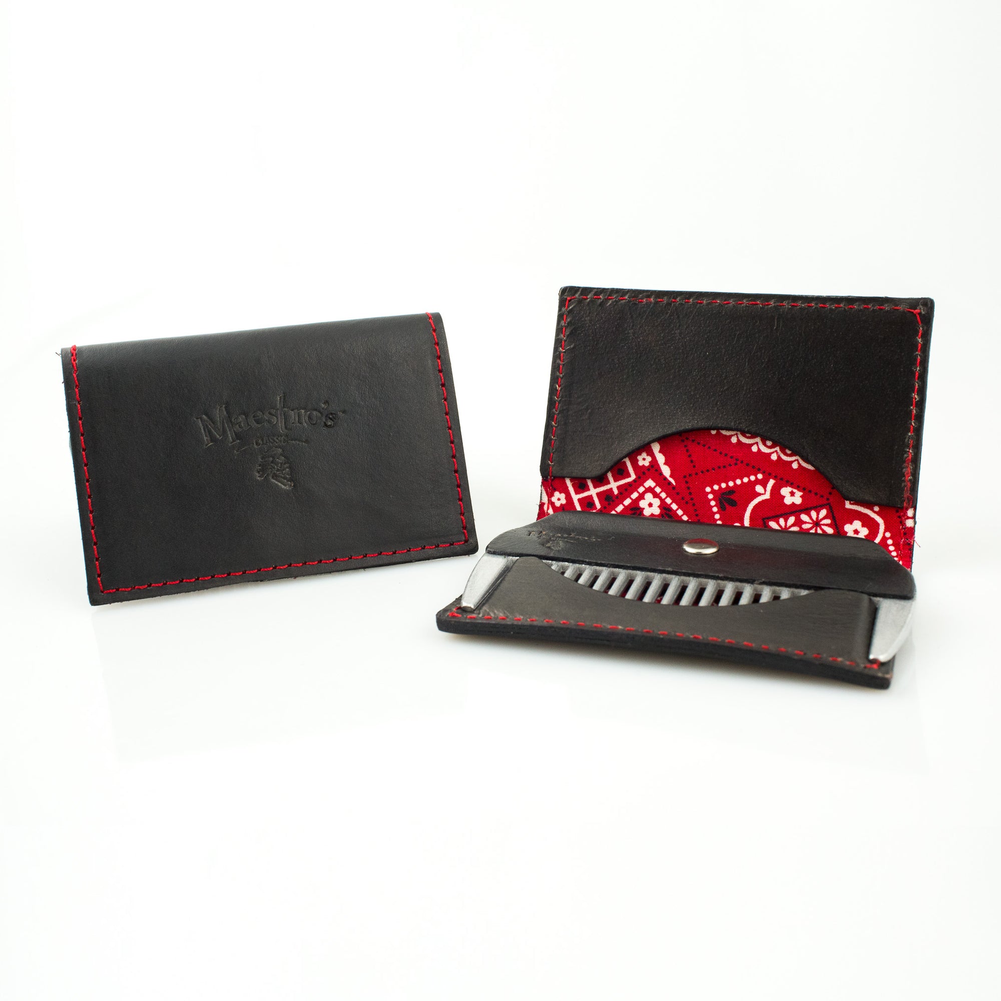 Maestro's Only - Minimalist Wallet with Beard Comb