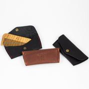 Maestro's Only - Beard Comb in Leather Sleeve - Maestro's Classic