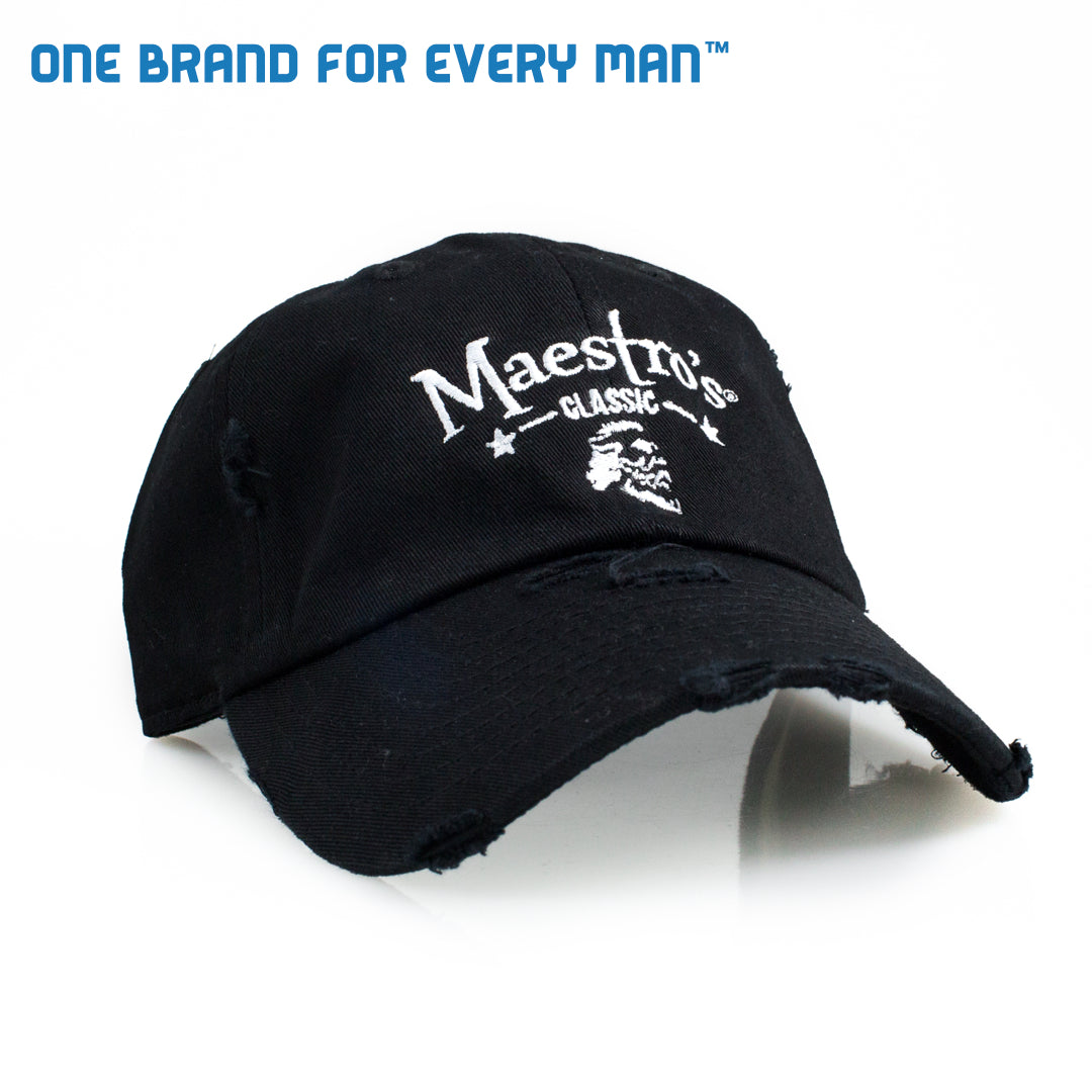 Maestro's Classic Distressed Dad Hat (Ballcap) - Maestro's Classic