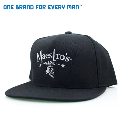 Maestro's Classic - Black/White Snapback