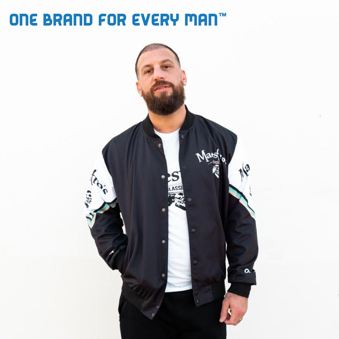 Maestro's Classic Chalk Line Jacket- Black - Maestro's Classic